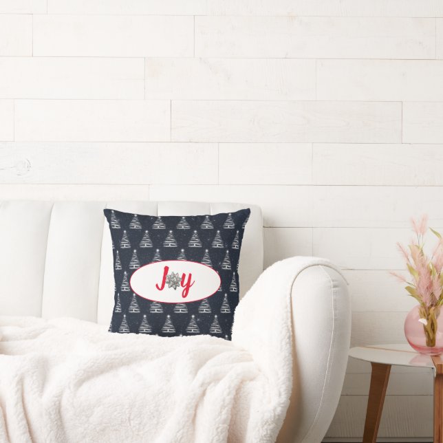 vit julstjärna träd kudde (Soffa)