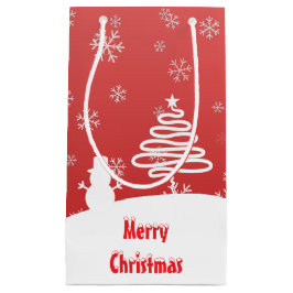 Vit julvinter Wonderland Snögubbe Träd