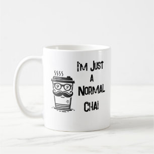 Vit kaffe Mugg med svarta detaljer