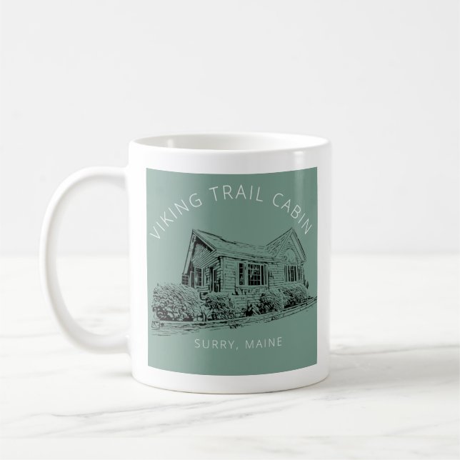 Vit kaffemugg (Vänster)