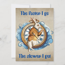 Vit kanin, Alice i underlandet. Anteckningskort