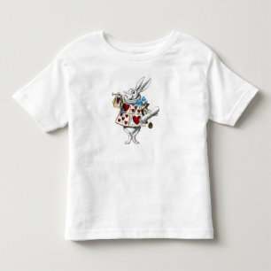 Vit kanin Alice i Underlandet Hjärtans kanin T Shirt