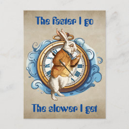 Vit kanin, Alice i underlandet. Vykort