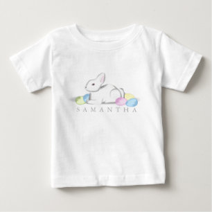 Vit kanin Baby Fin Jersey T-shirt