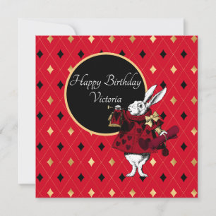 Vit kanin i Red Birthday