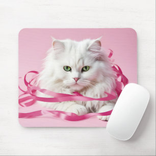 Vit katt i kanna i Rosa Rosett band Musmatta