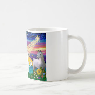 Vit katt - Magisk natt Kaffemugg