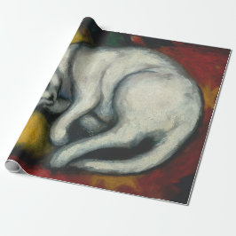 Vit Katt Presentpapper