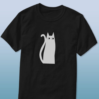 Vit Katt T Shirt