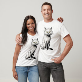 Vit Katt T-shirt