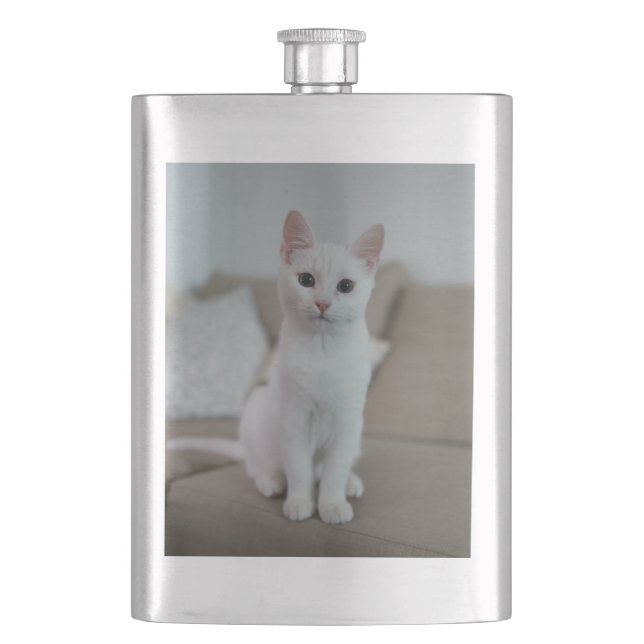 Vit katt | Zazzle_Growshop Fickplunta (Framsidan)