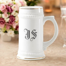Vit keramisk bryggstein med Anpassningsbar Initial