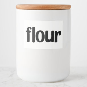 Vit keramiskt köksskåp, hem för förvaring av mat etiketter