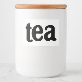 Vit keramiskt köksskåp, hem för förvaring av mat etiketter