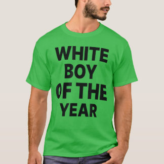 Vit kille årets roligaste kille t shirt