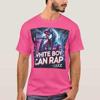 Vit kille kan rapa KZ roligt T Shirt