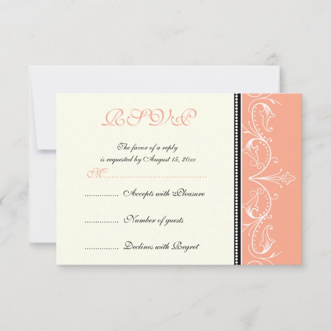 Vit kornkort för prydnadskorall OSA kort (Framsida)