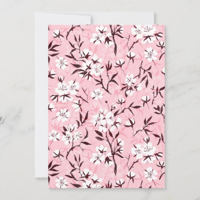 Vit körsbärs-blommar (Framsida)