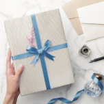 Vit krämfärgad konstläderbröllop   presentpapper<br><div class="desc">Vit krämfärgad konstläderbröllop med brud och brudgumme</div>