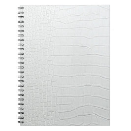 Vit krokodilskal Skriv ut foto till anteckningsbok