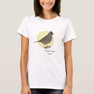 Vit-kronad Sparrow T Shirt