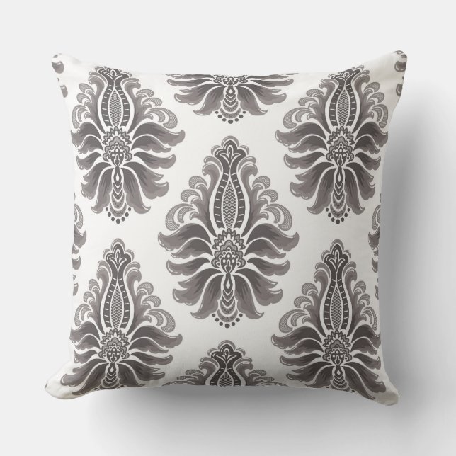 Vit kudd design  kudde (Framsida)