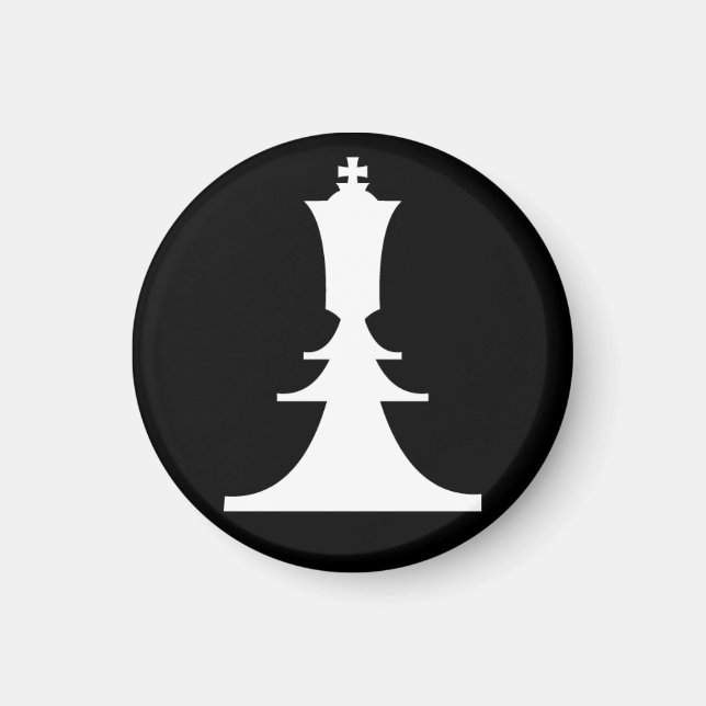 vit kung magnet (Framsidan)