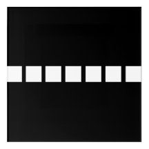 Vit kvadratisk design