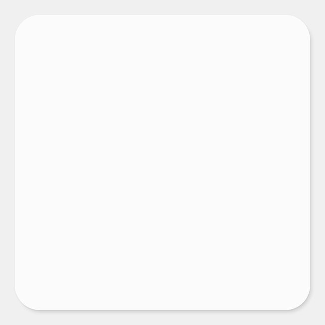 Vit kvadratisk etikett (Framsida)
