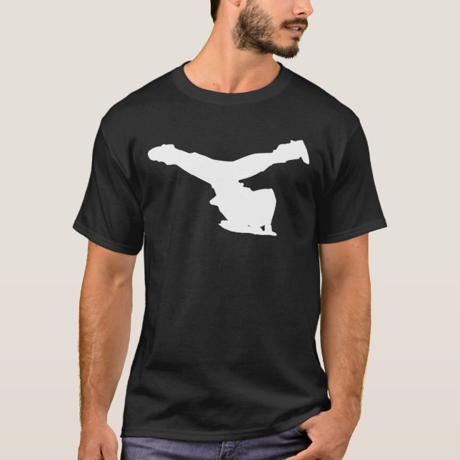 Vit kvarnstil t-shirt (Framsida)