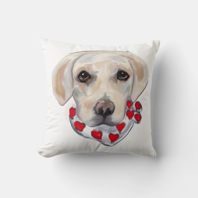 VIT LABRADOR RETRIEVER KUDDE (Framsida)