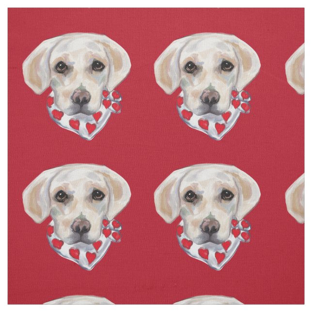 VIT LABRADOR RETRIEVER TYG (Provkarta)