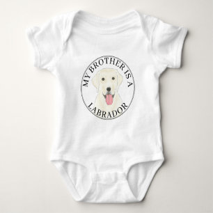 Vit Labradorhund T Shirt