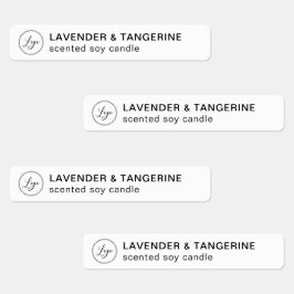 Vit lamphårsäker försegling Din Logotyp etiketter