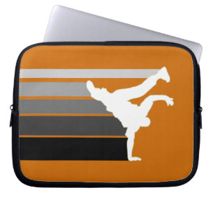 Vit laptop sleeve för BBOY-lutninggrå färg