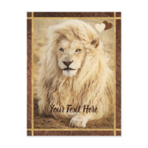 Vit Lejon fotoAnpassningsbar