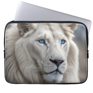 Vit Lejon Laptop Fodral