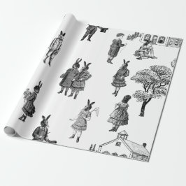 Vit leksak för baby djur, antika segrare presentpapper