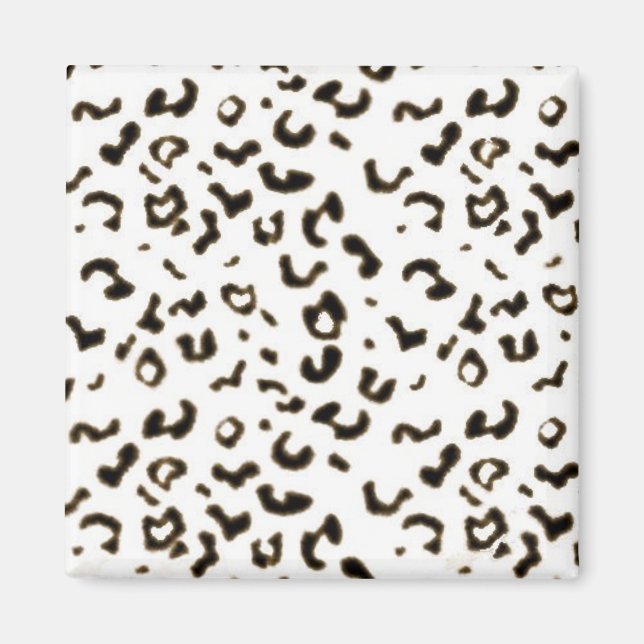 vit leopard magnet (Framsidan)