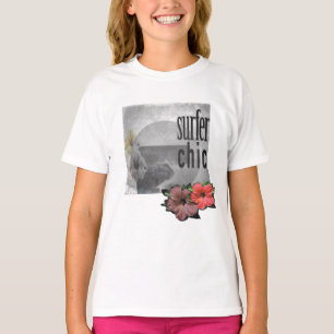 Vit-lila-Ö-strand-surfa-Utslagsplats-för-ungar T Shirt