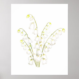 vit lilja av dal 2021 poster