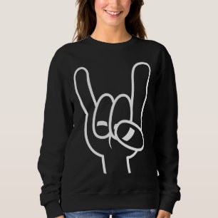 Vit linje för Hårda Metall Djävulen T Shirt