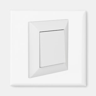Vit ljusbrytare magnet