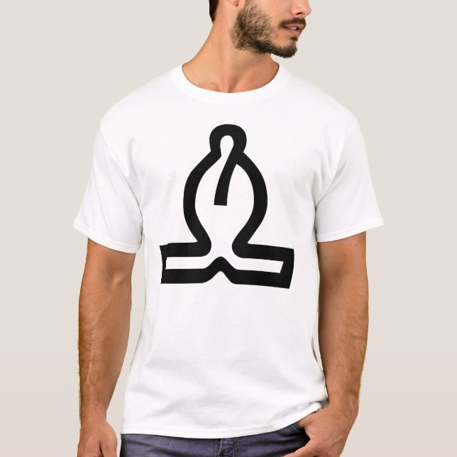Vit löpare t-shirt (Framsida)