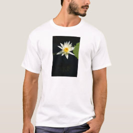 Vit Lotus Näckros T Shirt