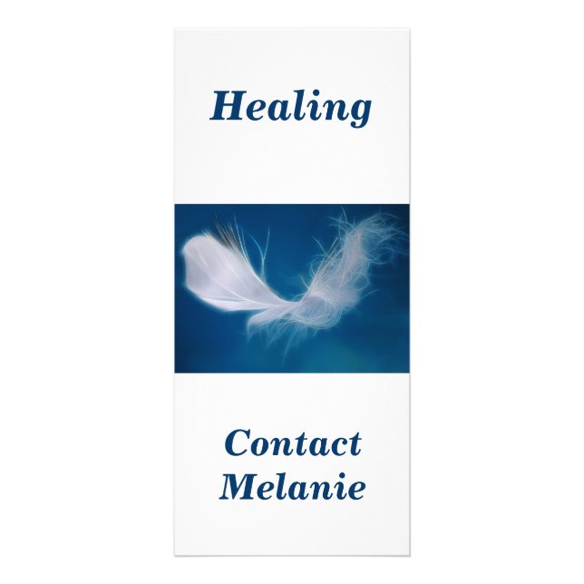 Vit ludderkonst - renhetssymbol och oskuld reklamkort (Framsidan)