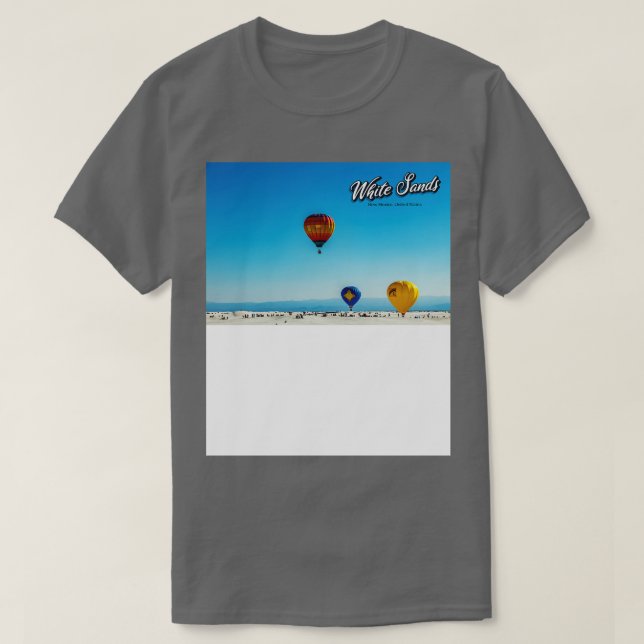 Vit Luftballong - inbjudan 4 T Shirt (Design framsida)
