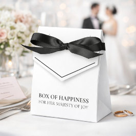 Vit Lyckaask för Hennes Majestät Presentaskar