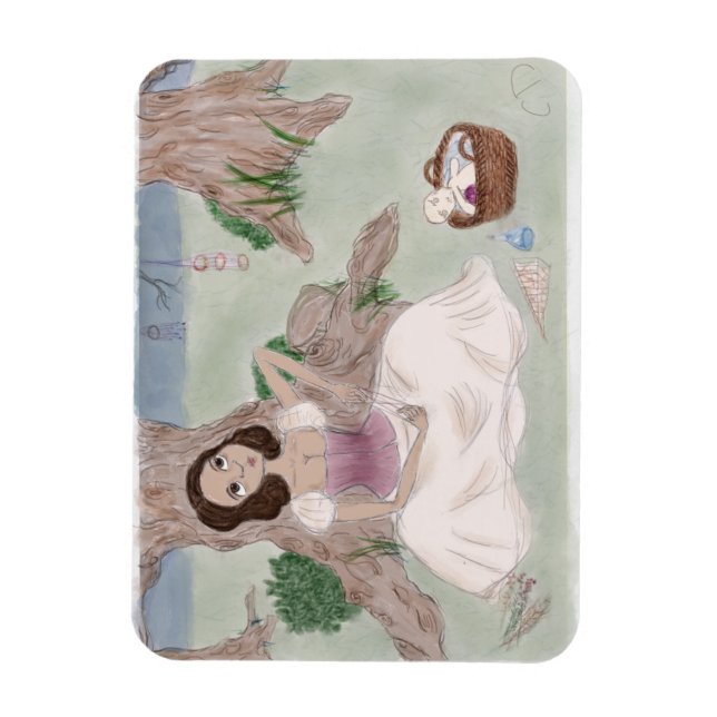 Vit magi magnet (Vertikal)