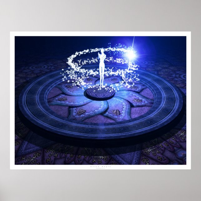 Vit magi poster (Framsidan)